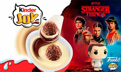Kinder Joy lança coleção Stranger Things na Europa